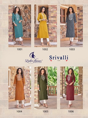 Ladies Flavour Srivalli Kurti Wholesale Catalog, Buy Full Catalog of Ladies Flavour Srivalli Kurti At Wholesale Price