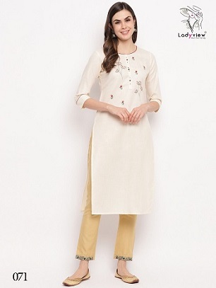 Ladyview Slubby Kurtis wholesale catalog, Buy Full catalog of Ladyview Slubby Kurtis at wholesale Price