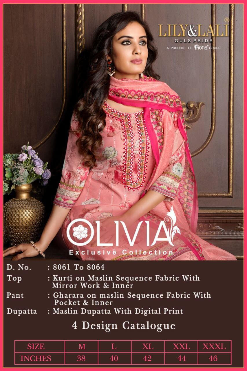 Lily And Lali Olivia Kurti Gharara Dupatta Set Catalog In Wholesale Price. Purchase Full Catalog of Lily And Lali In Wholesale Price Online