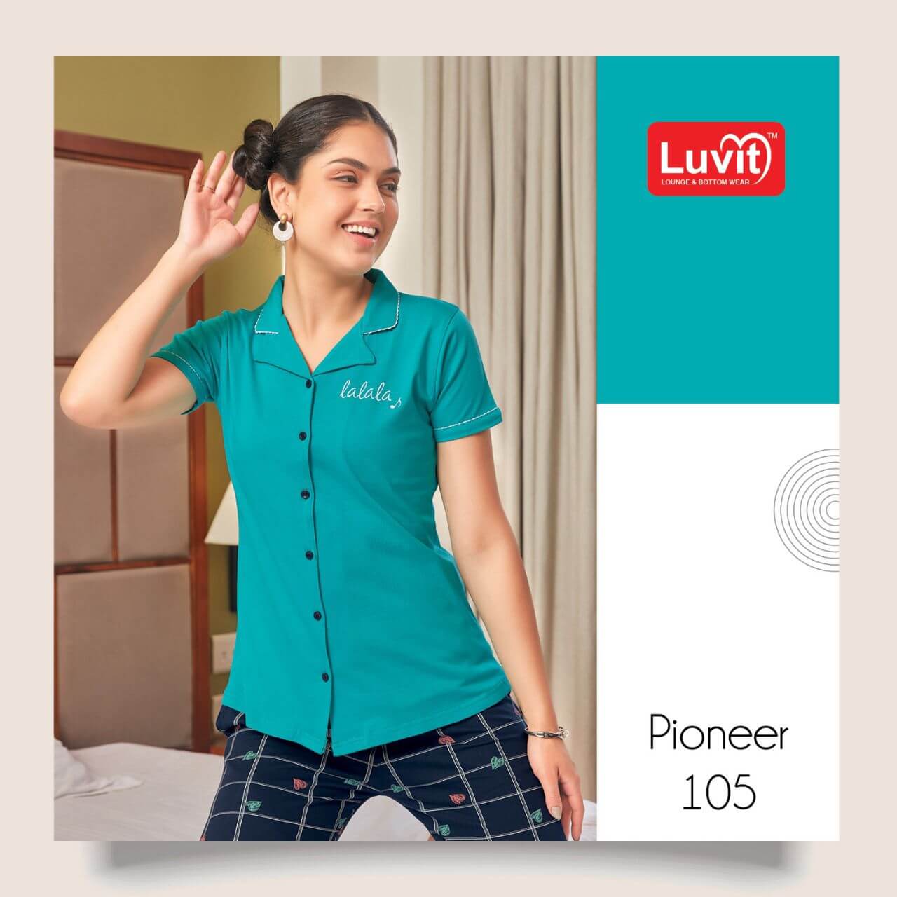 Luvit Pioneer Collar Night Suit Catalog In Wholesale Price. Purchase Full Catalog of Luvit Pioneer In wholesale Price Online