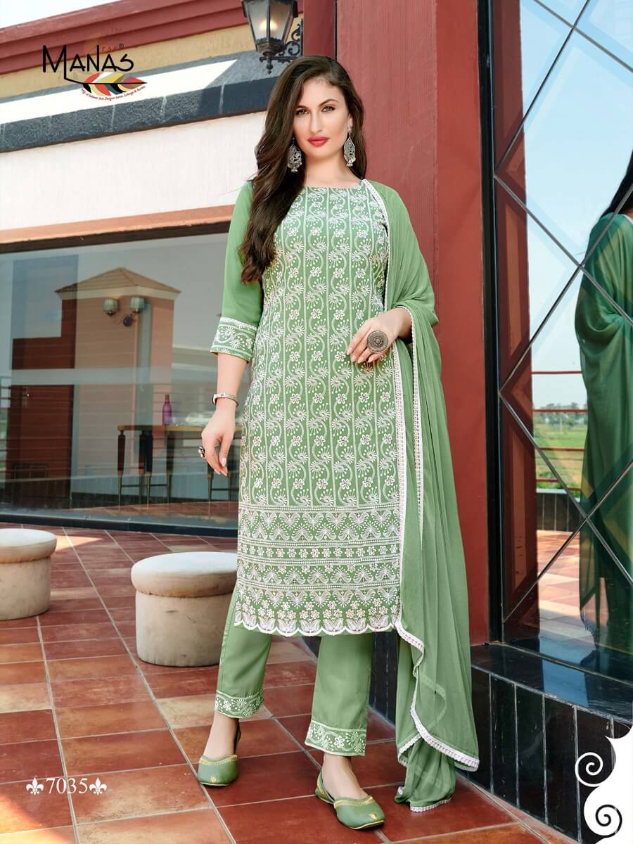 Manas Fab Schiffli Vol 6 Partywear Dress Catalog In Wholesale Price, Purchase Full Catalog of Manas Fab Schiffli Vol 6 In Wholesale Price Online