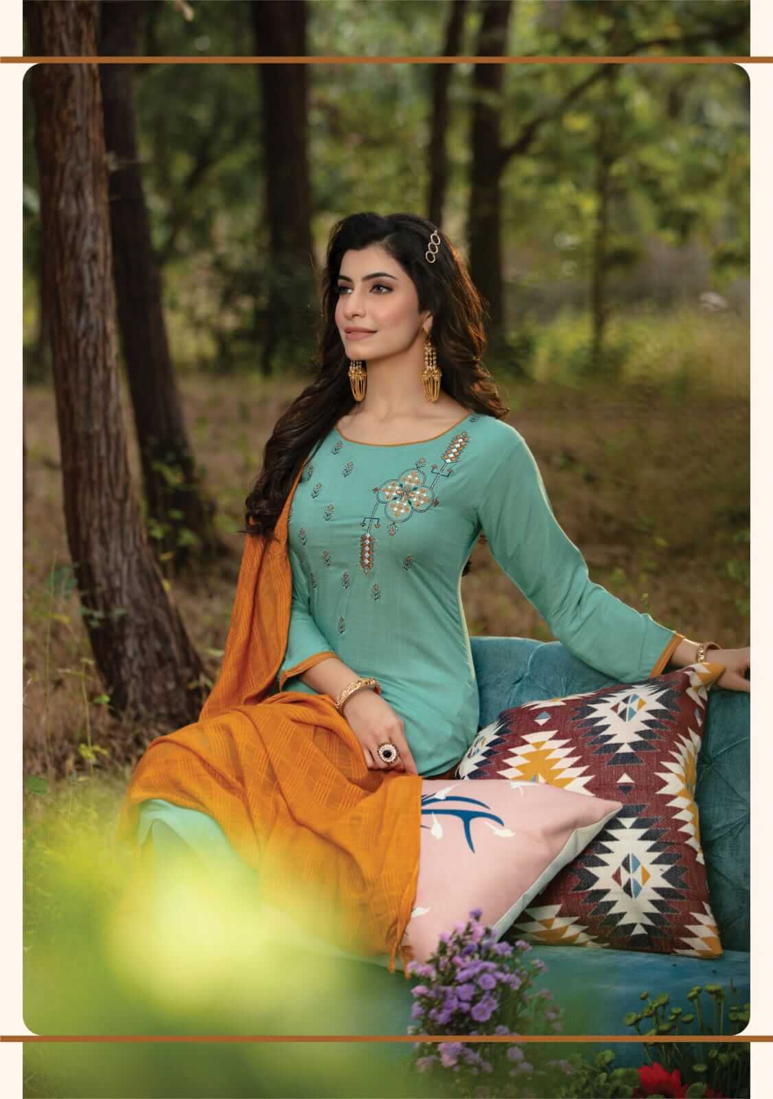 Mayree Ogaan Kurti Pant Dupatta Set Wholesale Catalog. Purchase Full Catalog of Kurti Pant Dupatta Set In Wholesale Price Online