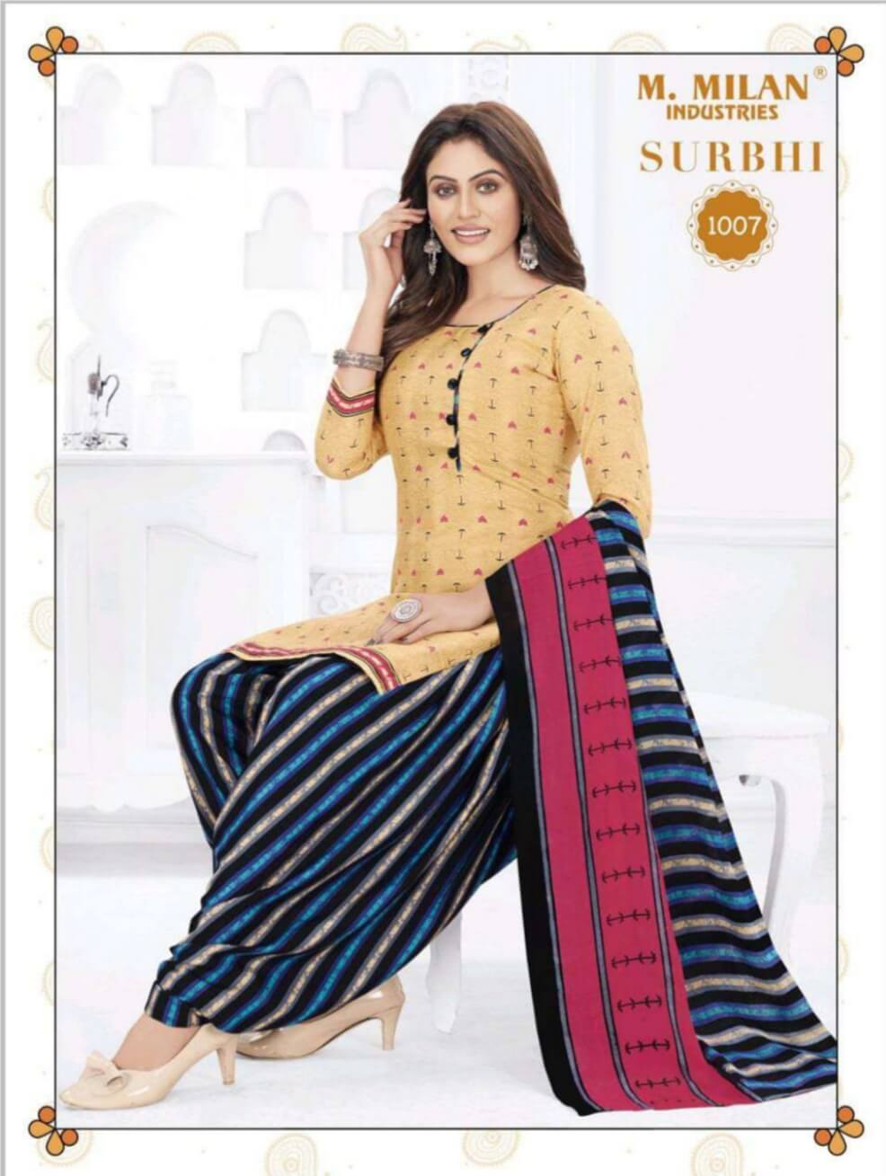 Milan Surbhi Vol 1 Kurti Bottom Dupatta Set Catalog In Wholesale Price, Purchase Full Catalog Of Milan Surbhi Vol 1 In Wholesale price