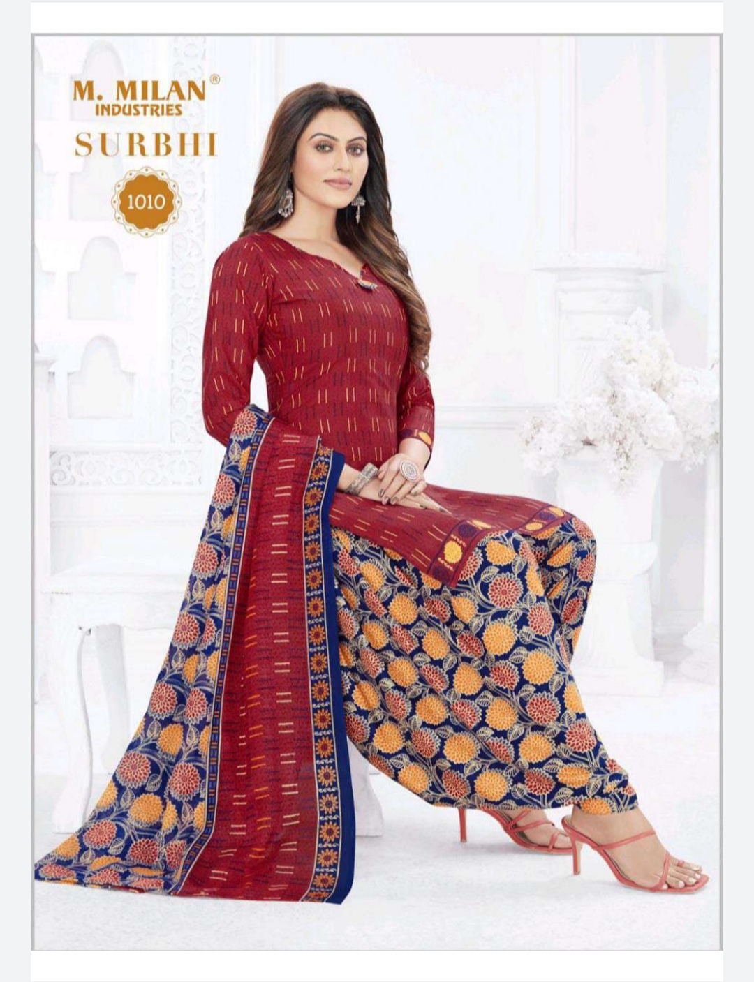 Milan Surbhi Vol 1 Kurti Bottom Dupatta Set Catalog In Wholesale Price, Purchase Full Catalog Of Milan Surbhi Vol 1 In Wholesale price