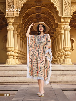 Mittoo Arohi Kaftan Wholesale Collection, Buy Full Catalog of Mittoo Arohi Kaftan At Wholesale Price