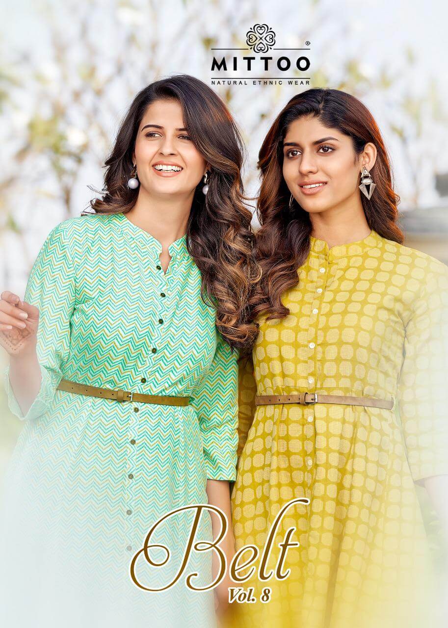 Mittoo Belt Vol 8 Rayon Kurtis Wholesale Catalog, Buy Full Catalog of Mittoo Belt Vol 8 Rayon Kurtis At Wholesale price