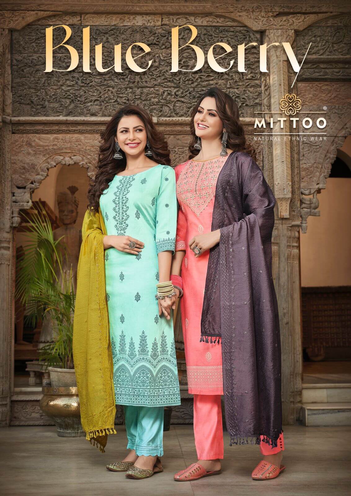 Mittoo Blue Berry Readymade Dress Wholesale Catalog