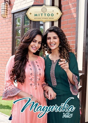 Mittoo Mayurika 5 Kurtis Wholesale Collection, Buy Full Catalog of Mittoo Mayurika 5 Kurtis At Wholesale Price