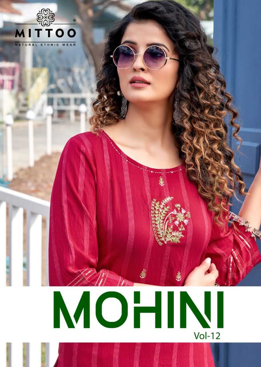 Mittoo Mohini Vol 12 Viscose Kurti With Pant Wholesale Catalog