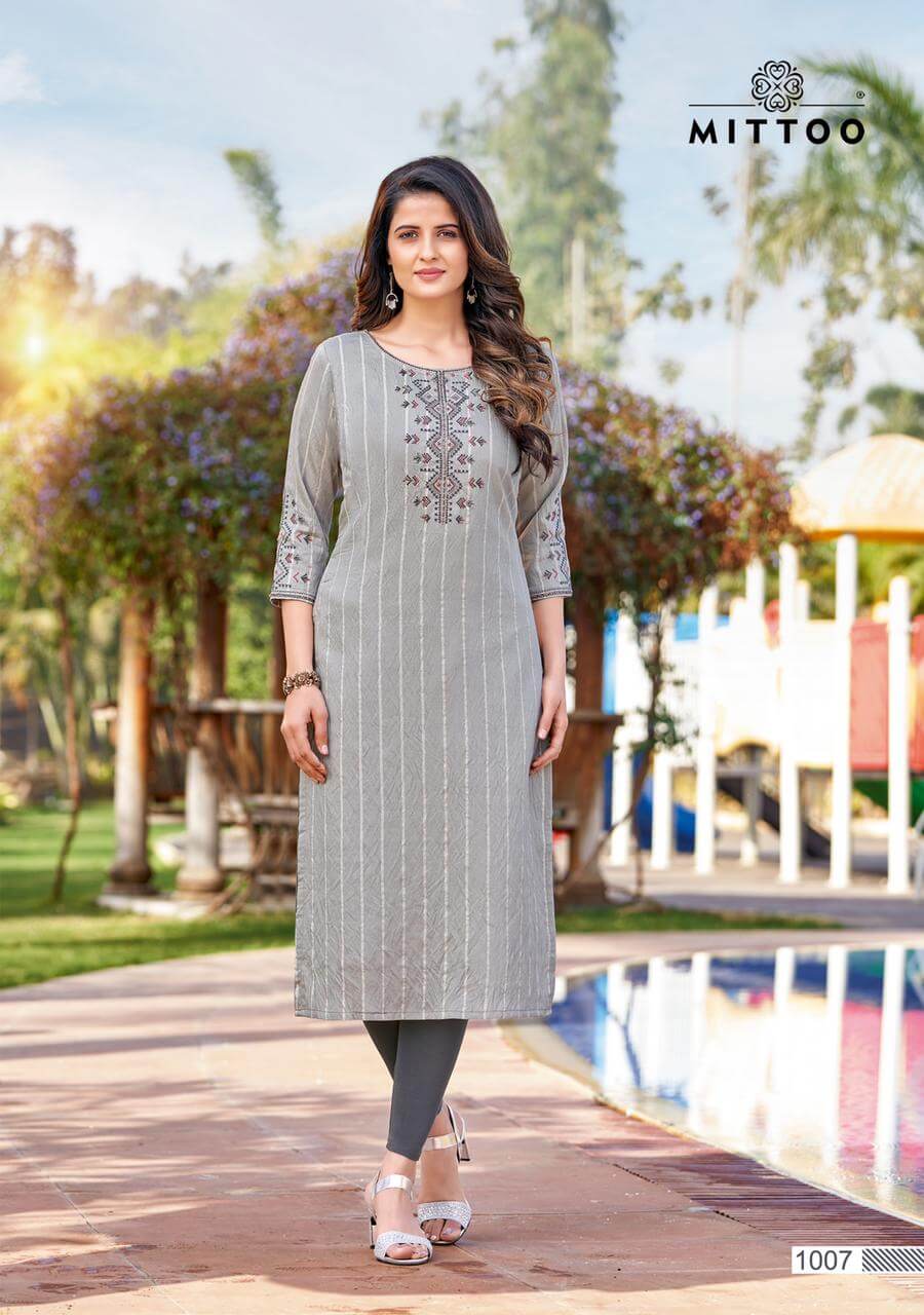 Mittoo Naaz Kurtis Catalog In Wholesale Price. Purchase Full Catalog of Mittoo Naaz Catalog In Wholesale Price