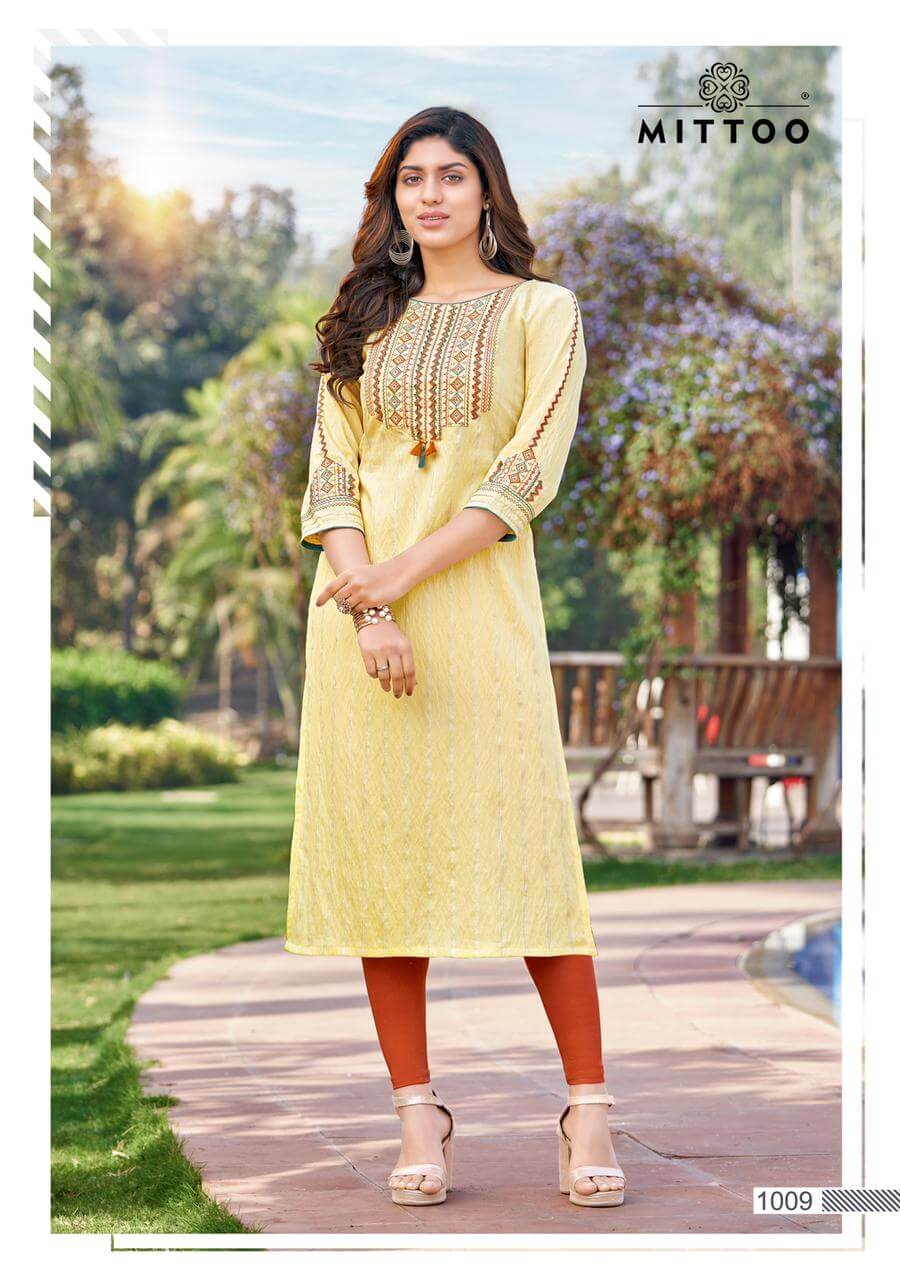 Mittoo Naaz Kurtis Catalog In Wholesale Price. Purchase Full Catalog of Mittoo Naaz Catalog In Wholesale Price