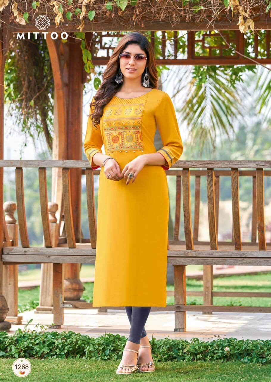 Mittoo Palak Vol 31 Dailywear Kurti Catalog In Wholesale Price. Purchase Full Catalog of Mittoo Palak Vol 31 In Wholesale Price Online