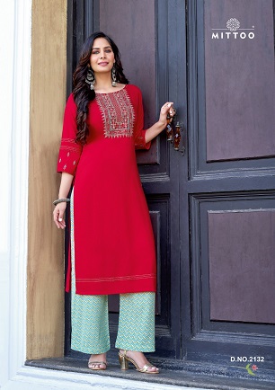 Mittoo Panghat 21 Kurta Plazzo Wholesale Catalog