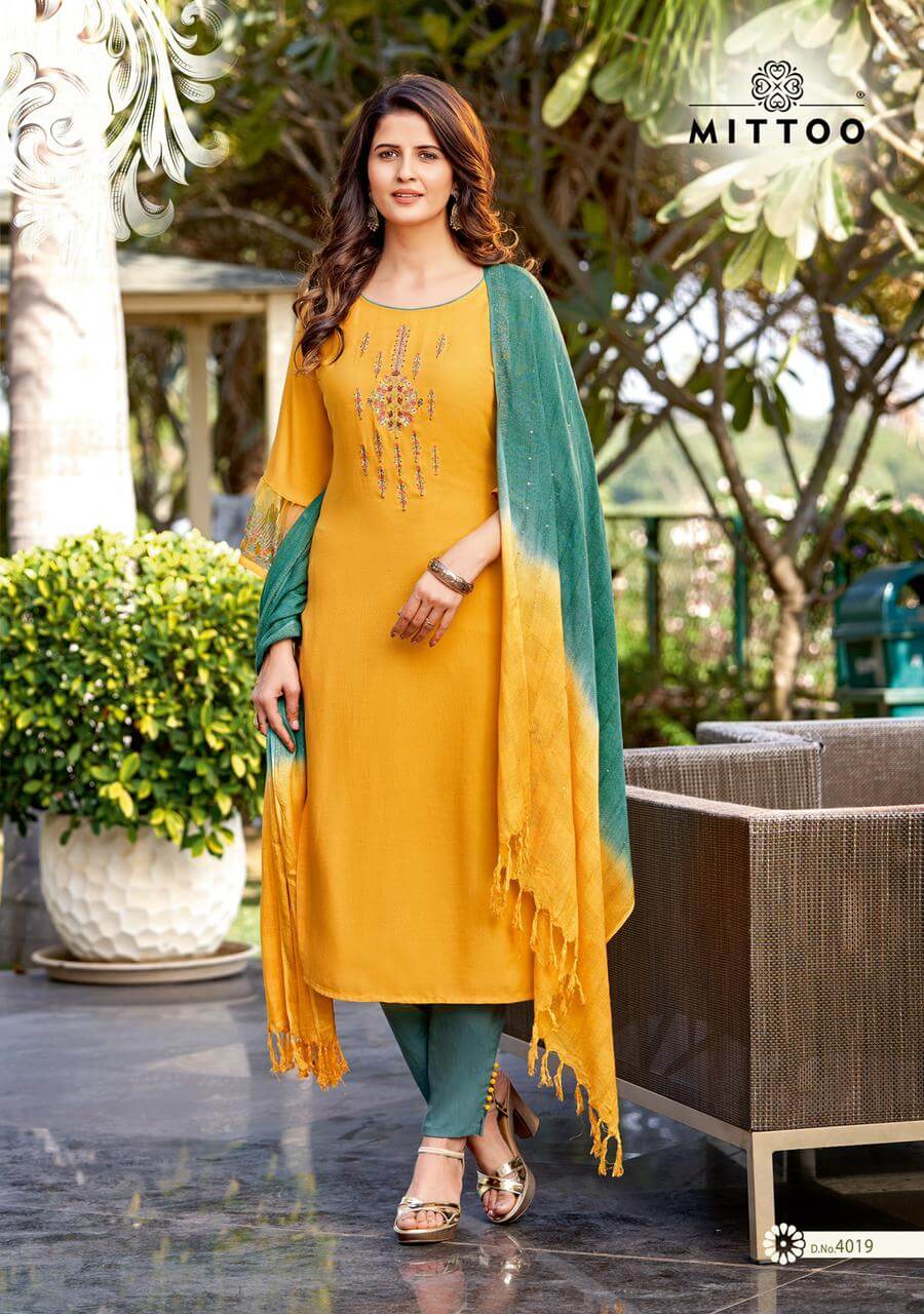 Mittoo Shringar Vol 4 Kurti Pant Dupatta Set Catalog In Wholesale Price. Purchase Full Catalog of Mittoo Shringar Vol 4 In Wholesale Price Online