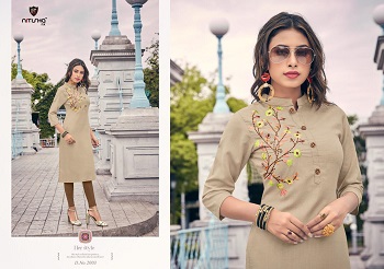 Nitisha Nx Viva Vol 2 Kurtis Wholesale Catalogue. Buy Nitisha Nx Viva Vol 2 Soft Cotton Slub Kurtis Wholesale Catalogue Online. Nitisha Nx Launches New Kurtis Catalogue Viva Vol 2. Order Nitisha Nx Viva Vol 2 Kurtis 12 Designs Bunch In Wholesale rate Online. Purchase Wholesale Kurtis Catalogue Viva Vol 2 by Nitisha Nx Surat. Viva Vol 2 Cotton Slub With Embroidery Work Bulk Order Online At Wholesale Price. Nitisha Nx Kurti Manufacturer presents Wholesale Kurtis Catalogue Viva Vol 2 For Business.