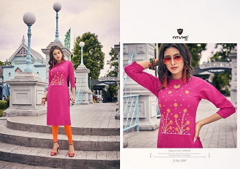 Nitisha Nx Viva Vol 2 Kurtis Wholesale Catalogue. Buy Nitisha Nx Viva Vol 2 Soft Cotton Slub Kurtis Wholesale Catalogue Online. Nitisha Nx Launches New Kurtis Catalogue Viva Vol 2. Order Nitisha Nx Viva Vol 2 Kurtis 12 Designs Bunch In Wholesale rate Online. Purchase Wholesale Kurtis Catalogue Viva Vol 2 by Nitisha Nx Surat. Viva Vol 2 Cotton Slub With Embroidery Work Bulk Order Online At Wholesale Price. Nitisha Nx Kurti Manufacturer presents Wholesale Kurtis Catalogue Viva Vol 2 For Business.