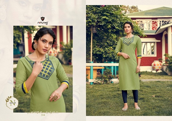 Nitisha Nx Fogg Vol 2 Kurtis Catalogue In Wholesale. Nitisha Nx Fogg Vol 2 Cotton Slub Gala Wotk Pattern Kurtis Wholesale Kurtis Catalogue. Buy New Fashion Wholesale Kurtis Catalogue Fogg Vol 2. Purchase Low Range Cotton Slub Kurtis Direct From Textile Manufacturer From Surat, Gujarat