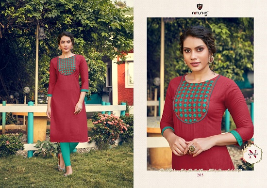 Nitisha Nx Fogg Vol 2 Kurtis Catalogue In Wholesale. Nitisha Nx Fogg Vol 2 Cotton Slub Gala Wotk Pattern Kurtis Wholesale Kurtis Catalogue. Buy New Fashion Wholesale Kurtis Catalogue Fogg Vol 2. Purchase Low Range Cotton Slub Kurtis Direct From Textile Manufacturer From Surat, Gujarat