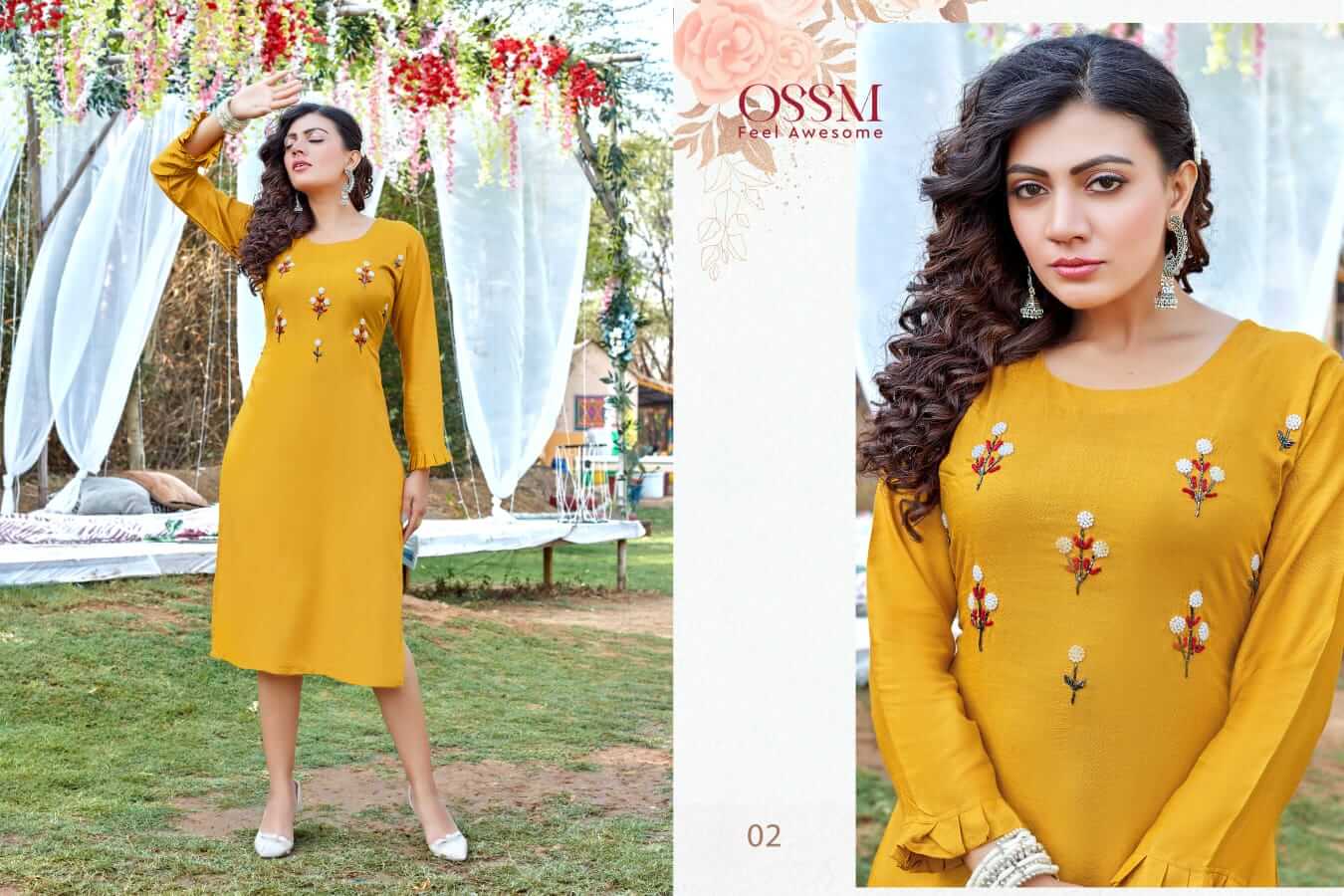 Ossm Coctail Straight Cut Kurti Catalog In Wholesale Price. Purchase Full Catalog Ossm Coctail In Wholesale Price Online