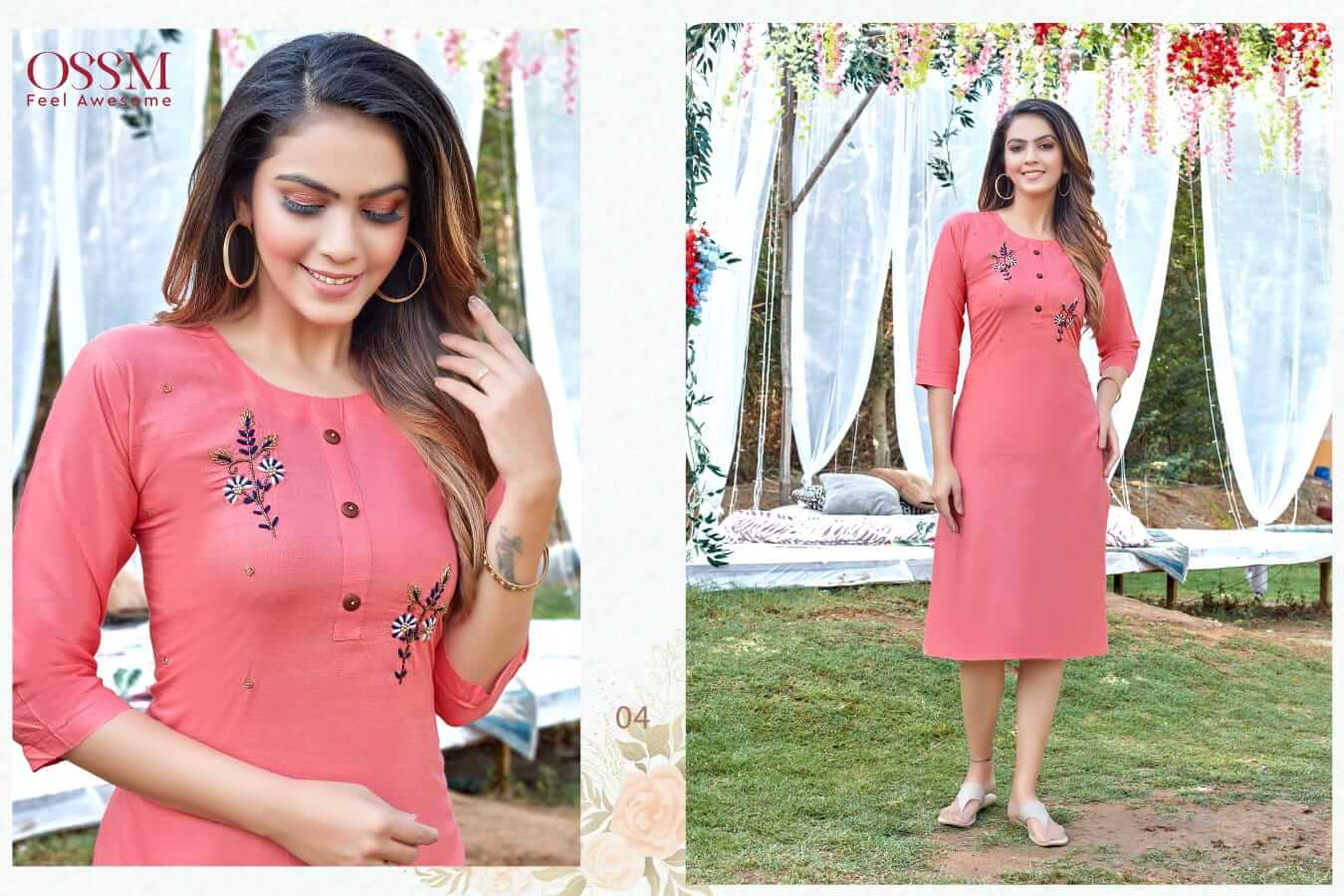 Ossm Coctail Straight Cut Kurti Catalog In Wholesale Price. Purchase Full Catalog Ossm Coctail In Wholesale Price Online