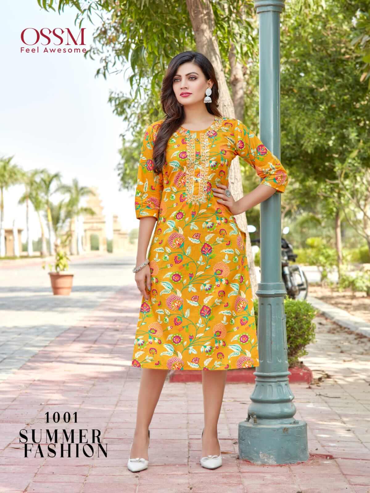 Ossm Summer Fashion Cotton Kurtis Wholesale Catalog, Buy Full Catalog of Ossm Summer Fashion Cotton Kurtis At Wholesale Price