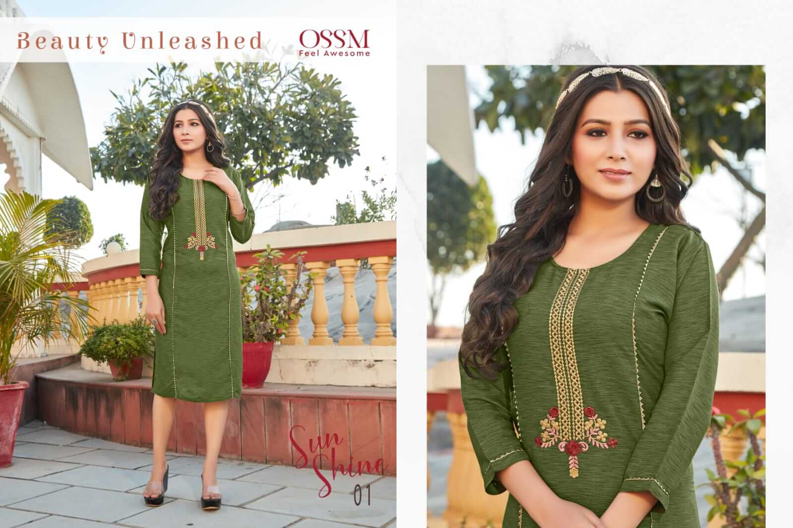 Ossm Sun Shine Kurtis Catalog In Wholesale Price, Purchase Full Catalog of Ossm Sun Shine In Wholesalw Price Online