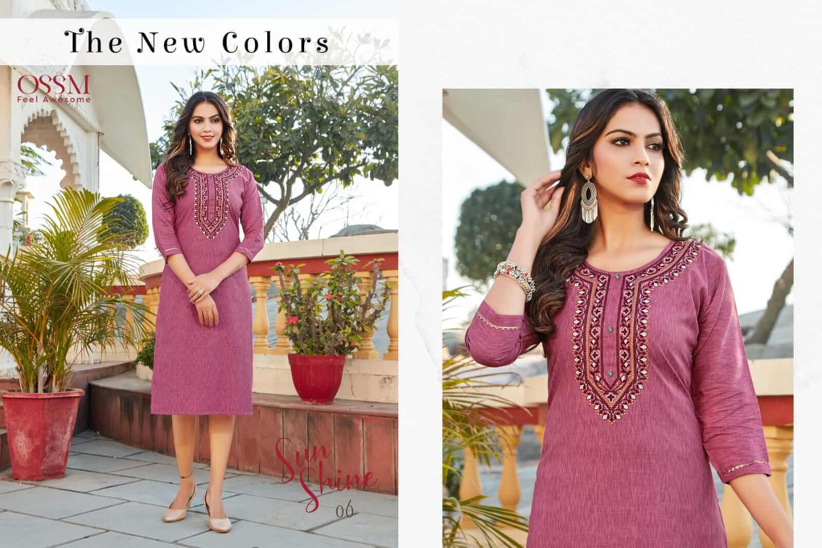 Ossm Sun Shine Kurtis Catalog In Wholesale Price, Purchase Full Catalog of Ossm Sun Shine In Wholesalw Price Online