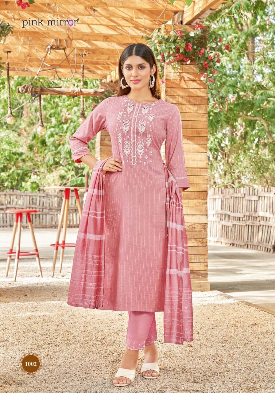 Pink Mirror Pearl Party Wear Dress Wholesale Catalog. Purchase Full Catalog of Party Wear Dress In Wholesale Price Online