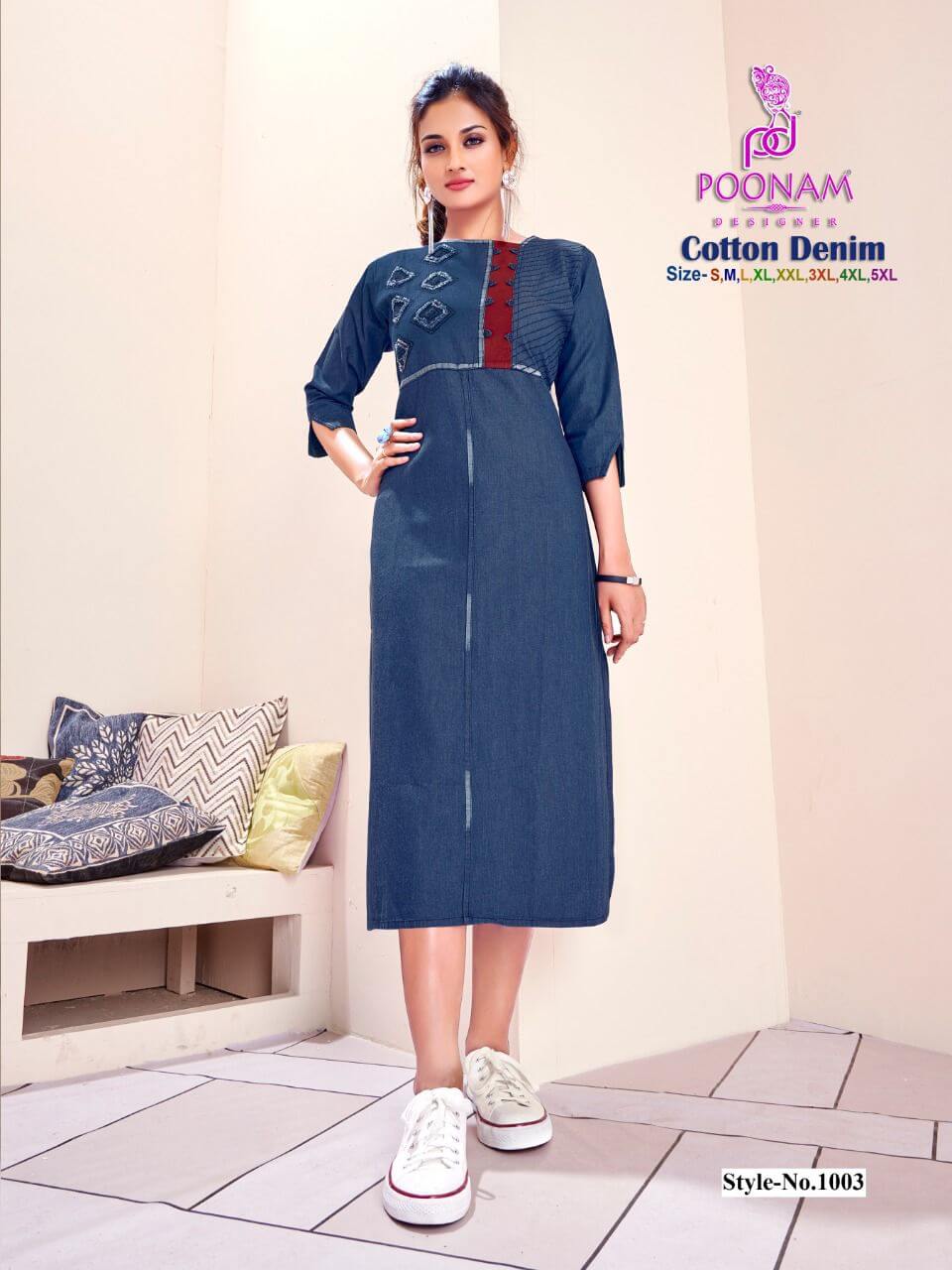 Denim kurtis outlet online