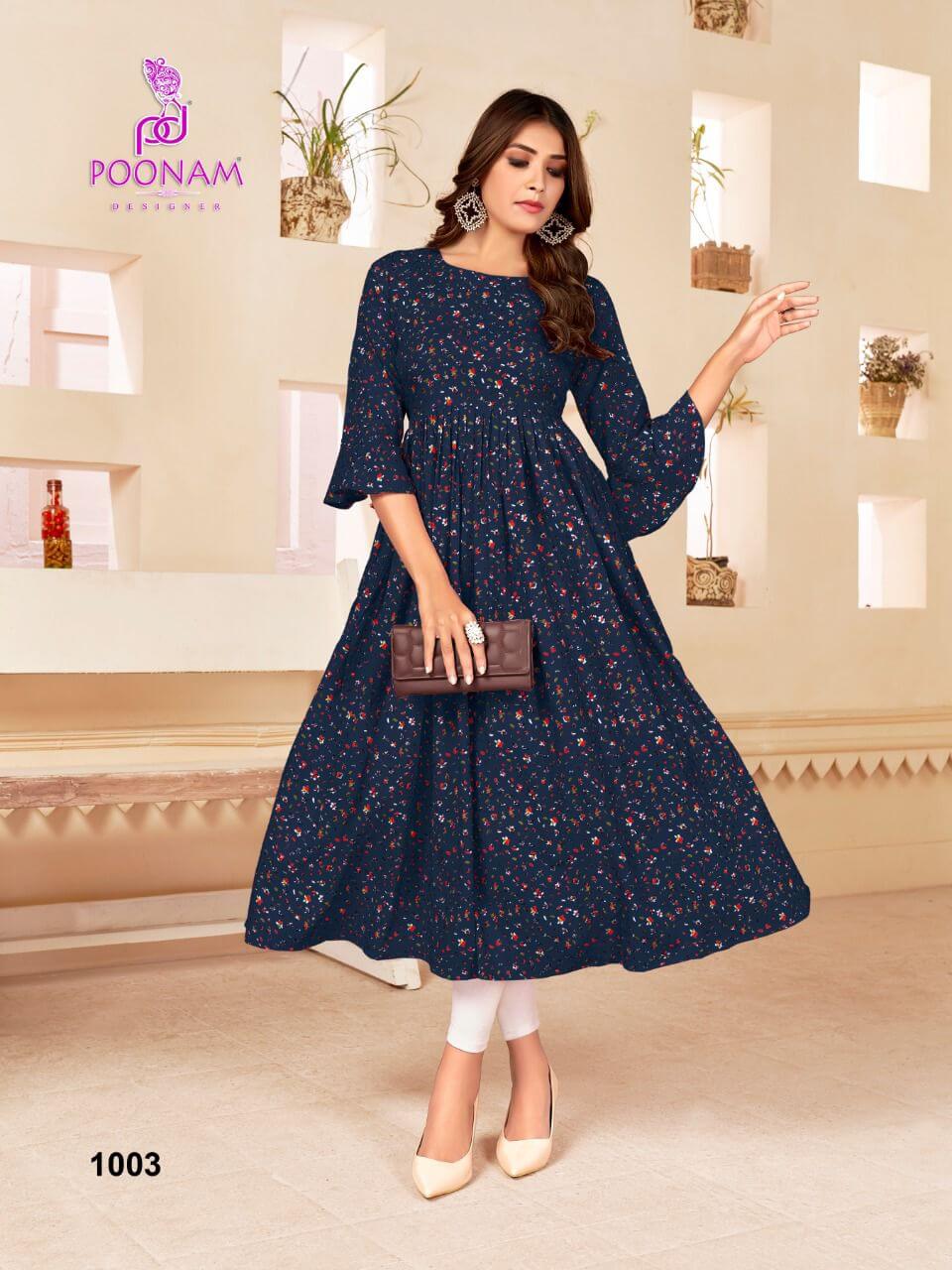 Poonam Designer Crush Print Gown Wholesale Catalog, Buy Full Catalog of Poonam Designer Crush Print Gown At Wholesale Price