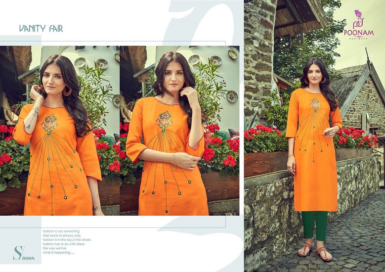 Poonam Designer Launches Riva Vol 3 Kurtis Wholesale Catalogue. Poonam Designer Riva Vol 3 Cotton Slub With Work Wholesale Kurtis Wholesale Catalogue. Purchase Poonam Riva Vol 3 Cotton Slub Kurtis Online at Best Wholesale Price. Order Riva Vol 3 In Wholesale From One Of The Leading Wholesaler Of Womens Kurtis, Dresses And Bottom Wears. Buy Ahmedabad, Surat, Gujarat Manufacturers Kurtis At Best Wholesale Price