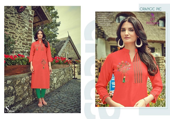 Poonam Designer Launches Riva Vol 3 Kurtis Wholesale Catalogue. Poonam Designer Riva Vol 3 Cotton Slub With Work Wholesale Kurtis Wholesale Catalogue. Purchase Poonam Riva Vol 3 Cotton Slub Kurtis Online at Best Wholesale Price. Order Riva Vol 3 In Wholesale From One Of The Leading Wholesaler Of Womens Kurtis, Dresses And Bottom Wears. Buy Ahmedabad, Surat, Gujarat Manufacturers Kurtis At Best Wholesale Price