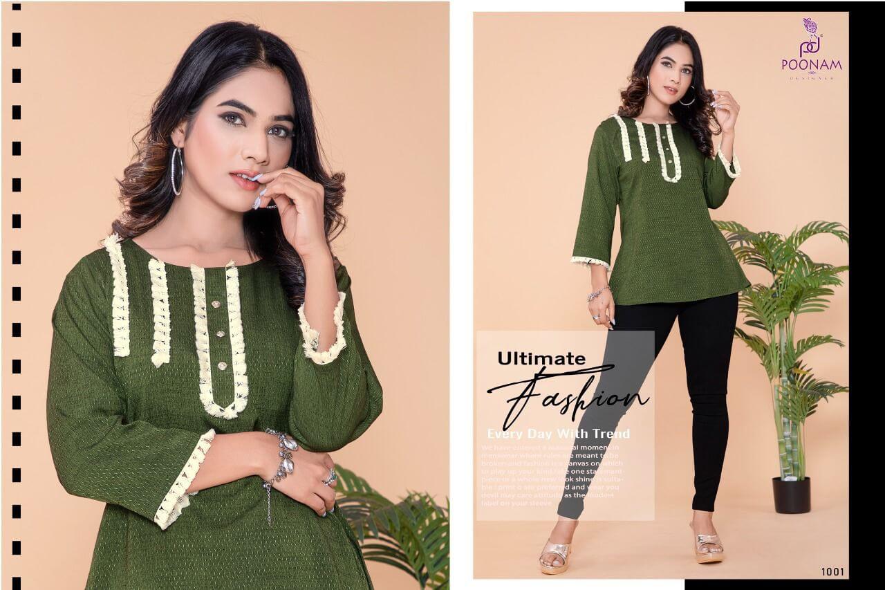 Poonam Designer Ruaab Short Tops Catalog In Wholesale Price. Purchase Full Catalog of Poonam Designer Ruaab In Wholesale Price Online