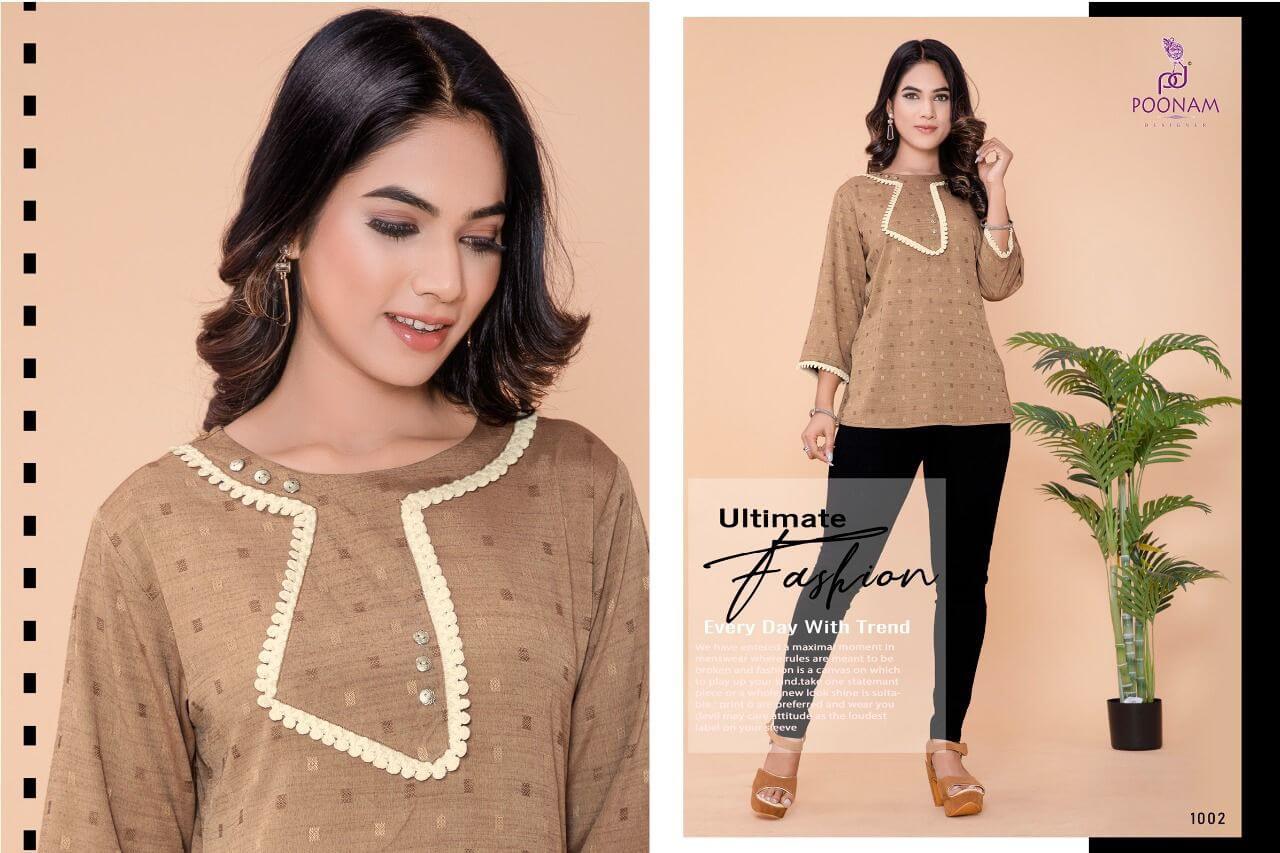 Poonam Designer Ruaab Short Tops Catalog In Wholesale Price. Purchase Full Catalog of Poonam Designer Ruaab In Wholesale Price Online