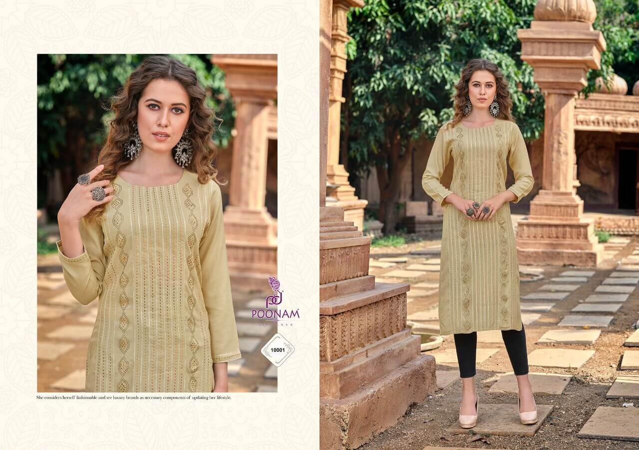 Poonam Handicraft Fancy Kurti Catalog In Wholesale Price