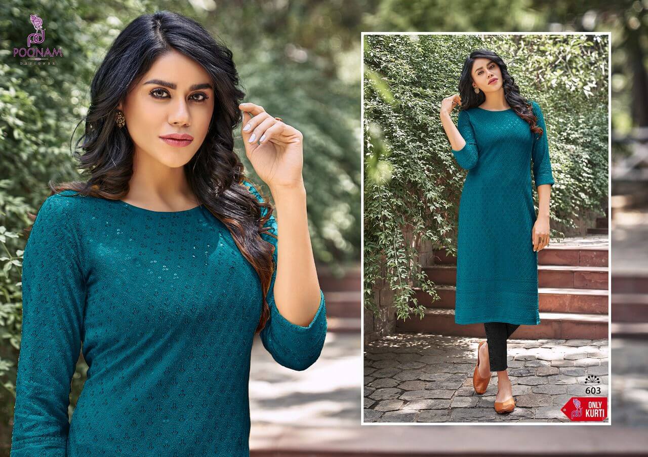 Poonam Moon Lucknowi Kurti Catalog In Wholesale Price. Purchase Full Catalog of Poonam Moon in Wholesale Price Online