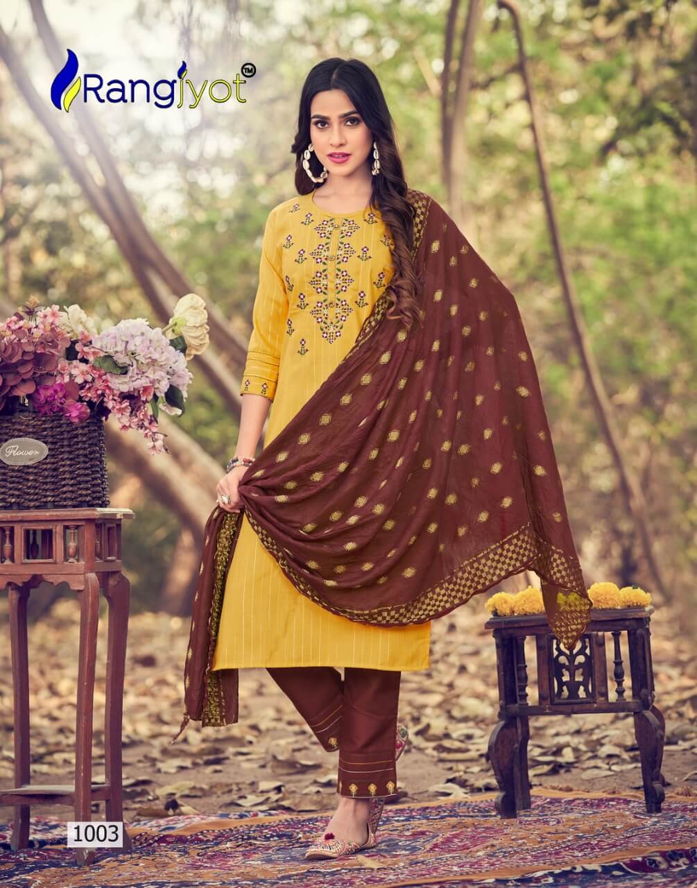 Rangjyot Sakshi Readymade Dress Wholesale Catalog. Purchase Full Catalog of Readymade Dress In Wholesale Price Online