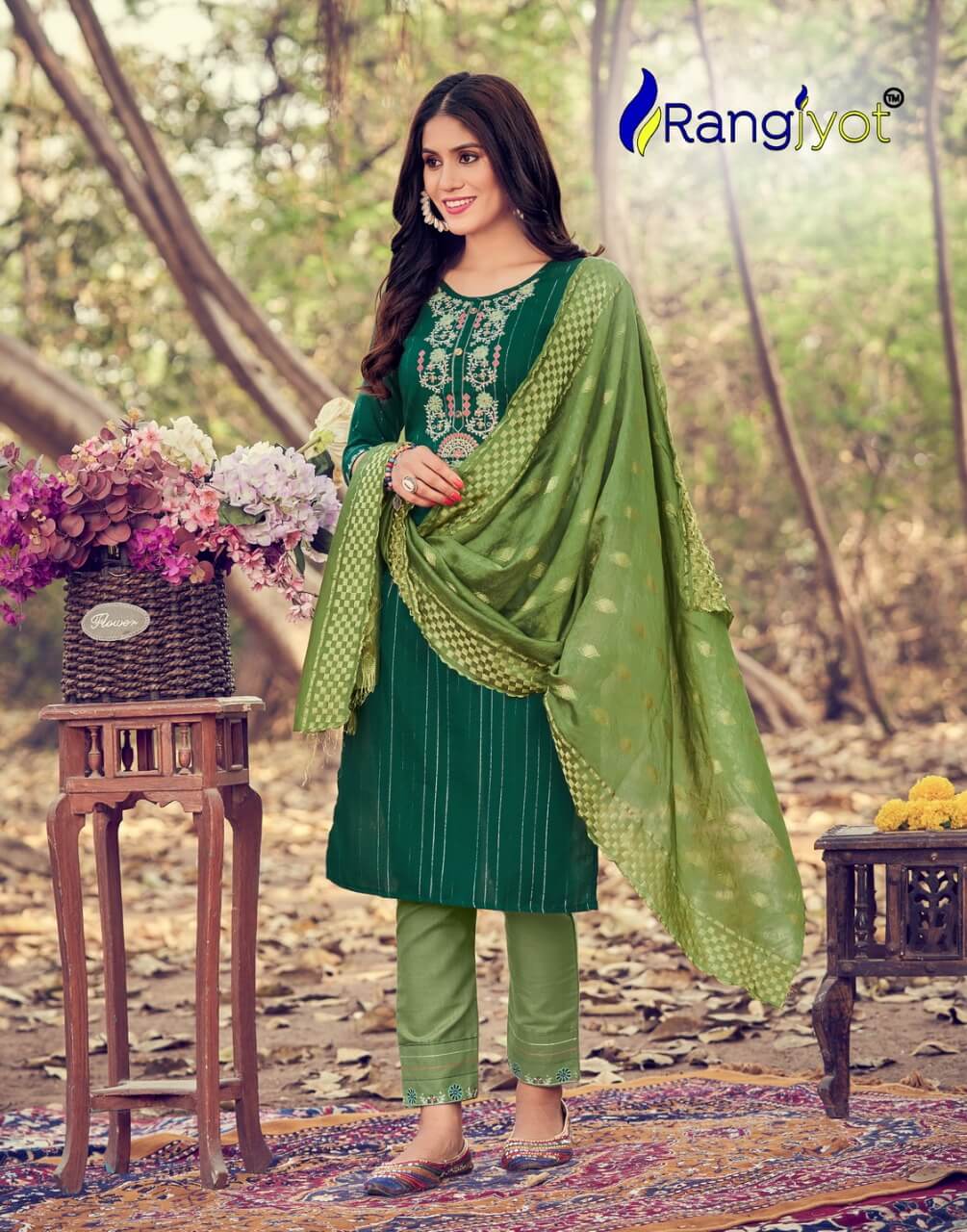 Rangjyot Sakshi Readymade Dress Wholesale Catalog. Purchase Full Catalog of Readymade Dress In Wholesale Price Online