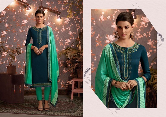 Ramaiya Kessi Fabric Pvt Ltd Asiana Dress Material Wholesale Catalogue Surat. Order Ramaiya Asiana Unstittched Material Catalogue. Purchase Designer Party Wear Womens Dress Material Wholesale Catalogue. Order Ramaiya Catlog Bunch From Online Wholesaler Of Dress Material & Kurtis From Surat, Gujarat. Asiana Dress Catalogue Top Jam Silk, Bottom Cotton & Dupatta Chinon With Embroidery