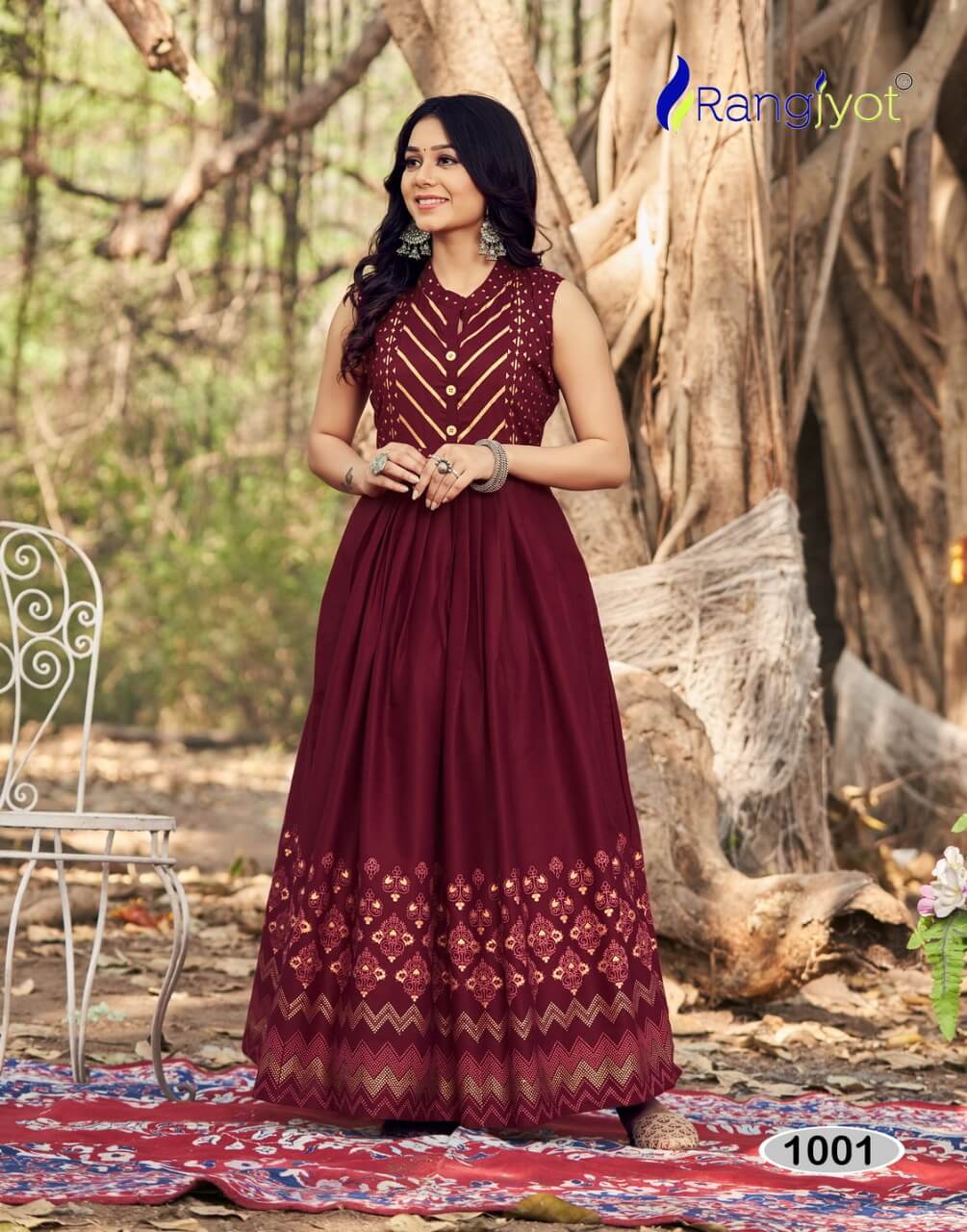 Rangjyot Charvi Cotton Gowns Wholesale Catalog, Buy Full Catalog of Rangjyot Charvi Cotton Gowns At Wholesale Price