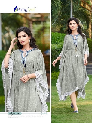 Rangjyot Fine Stylish Kaftan wholesale catalog, Buy Full catalog Of Rangjyot Fine Stylish Kaftan At wholesale Price