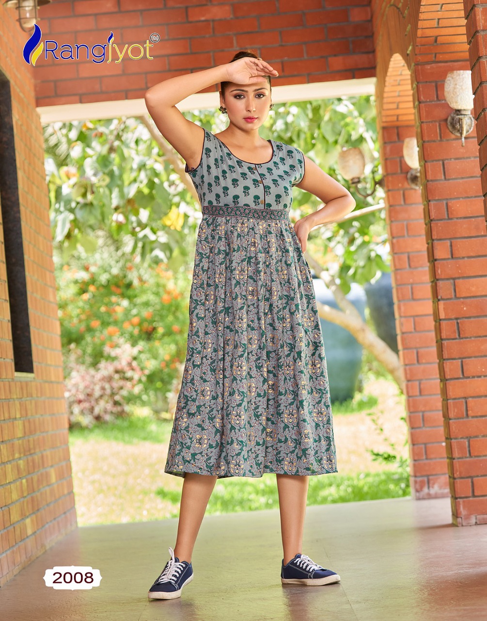 Rangjyot Summer Queen Vol 2 Cotton Kurtis Wholesale Catalog. Purchase Full Catalog of Cotton Kurtis In Wholesale Price Online