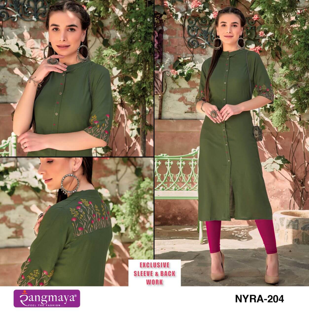 Rangmaya Nyra Vol 2 Rayon Kurtis Wholesale Catalog. Purchase Full Catalog of Rayon Kuris In Wholesale Price Online