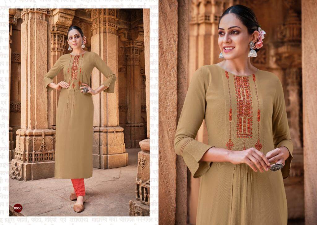 Rangoon Girly Rayon Kurtis Wholesale Catalog. Purchase Full Catalog of Rayon Kurtis In Wholesale Price Online