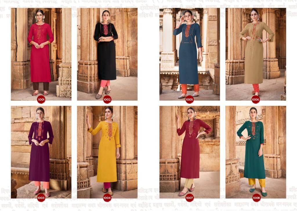 Rangoon Girly Rayon Kurtis Wholesale Catalog. Purchase Full Catalog of Rayon Kurtis In Wholesale Price Online