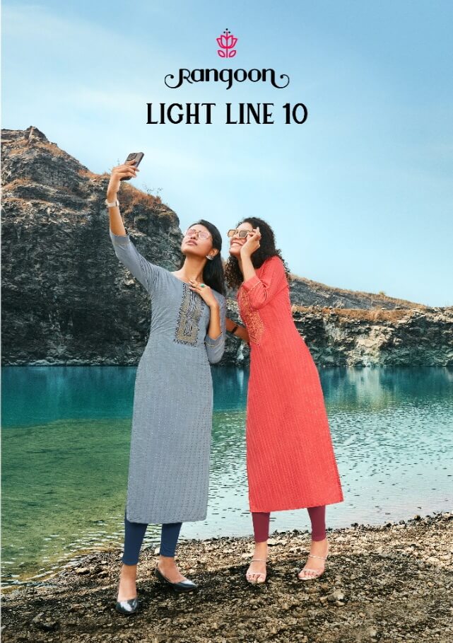 Rangoon Light Line Vol 10 Kurti Catalog In Wholesale Price