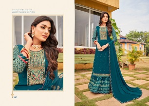 Rangoon Nirja Top Bottom Dupatta Wholesale Catalog, Buy Full Catalog of Rangoon Nirja Top Bottom Dupatta At Wholesale Price