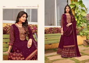 Rangoon Nirja Top Bottom Dupatta Wholesale Catalog, Buy Full Catalog of Rangoon Nirja Top Bottom Dupatta At Wholesale Price