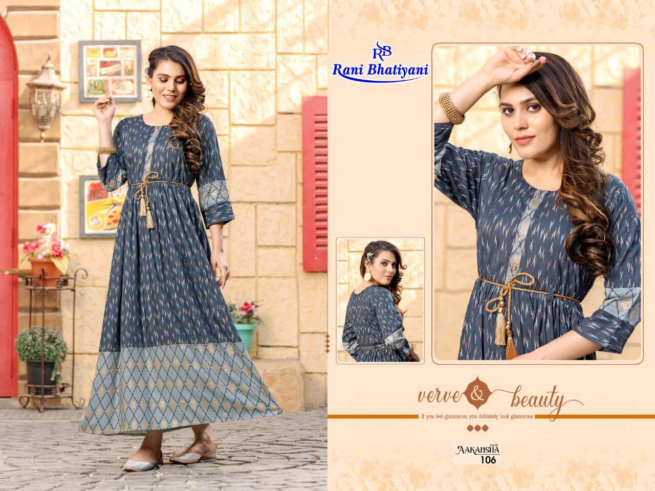 Rani Bhatiyani Aakansha Vol 1 Gown Catalog In Wholesale Price. Purchase Full Catalog of Rani Bhatiyani Aakansha Vol 1 In Wholesale Price Online