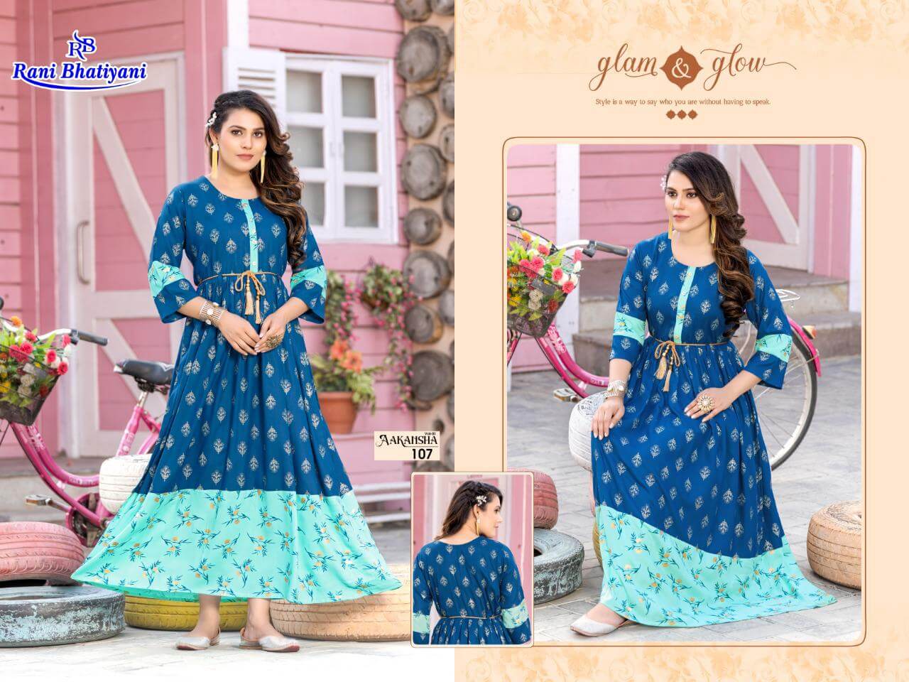 Rani Bhatiyani Aakansha Vol 1 Gown Catalog In Wholesale Price. Purchase Full Catalog of Rani Bhatiyani Aakansha Vol 1 In Wholesale Price Online